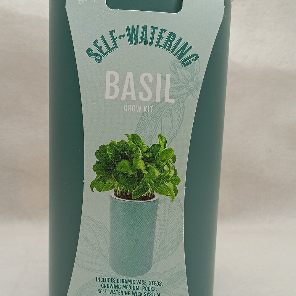 Kitchen Herb Kit In Self Watering Pot  | Modern Sprout 6 inch Tumbler, new